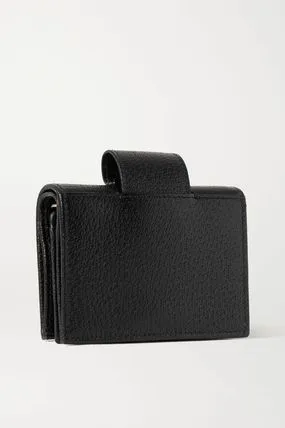 Gucci GG Small Coin Leather Chain Wallet Black