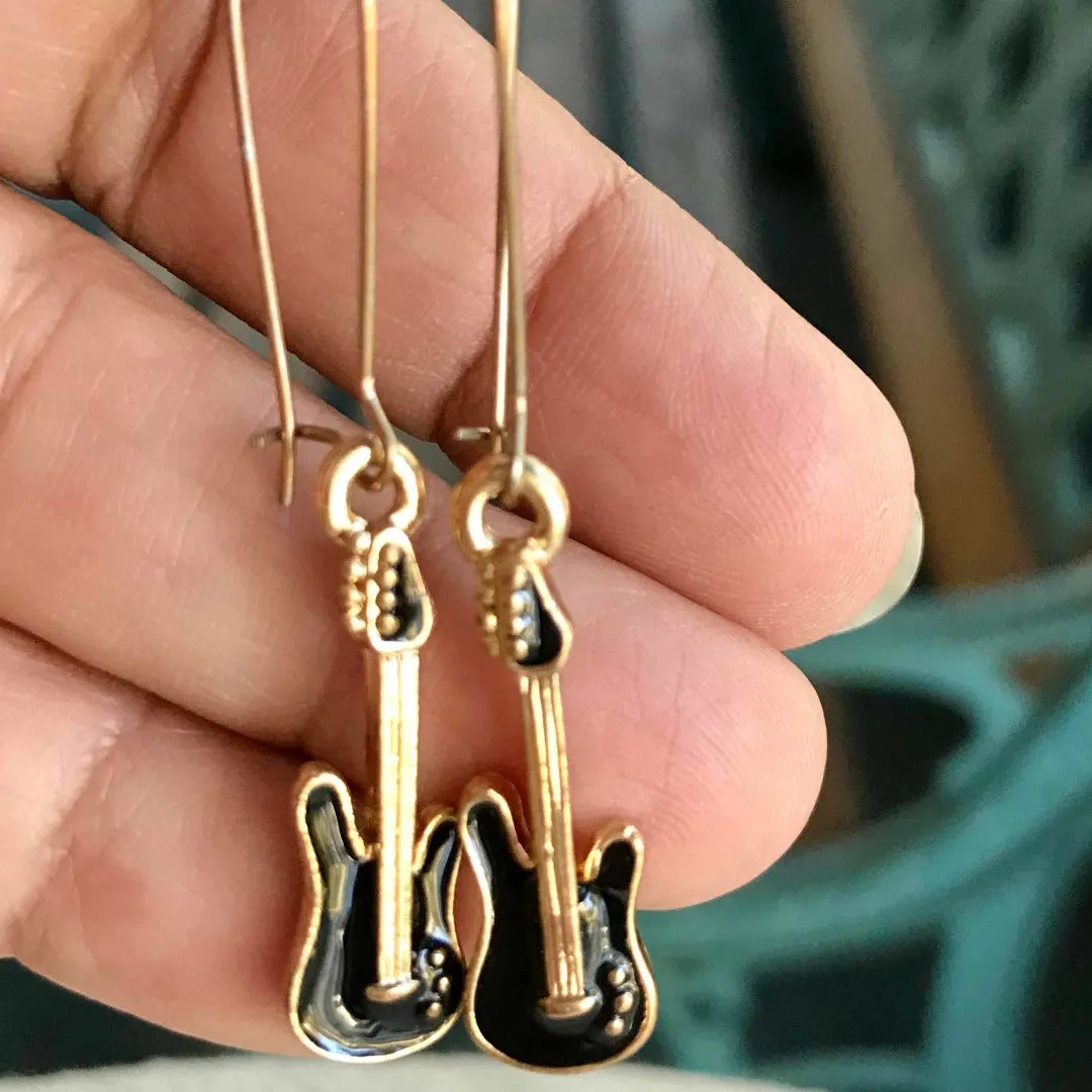 Guitar Earrings