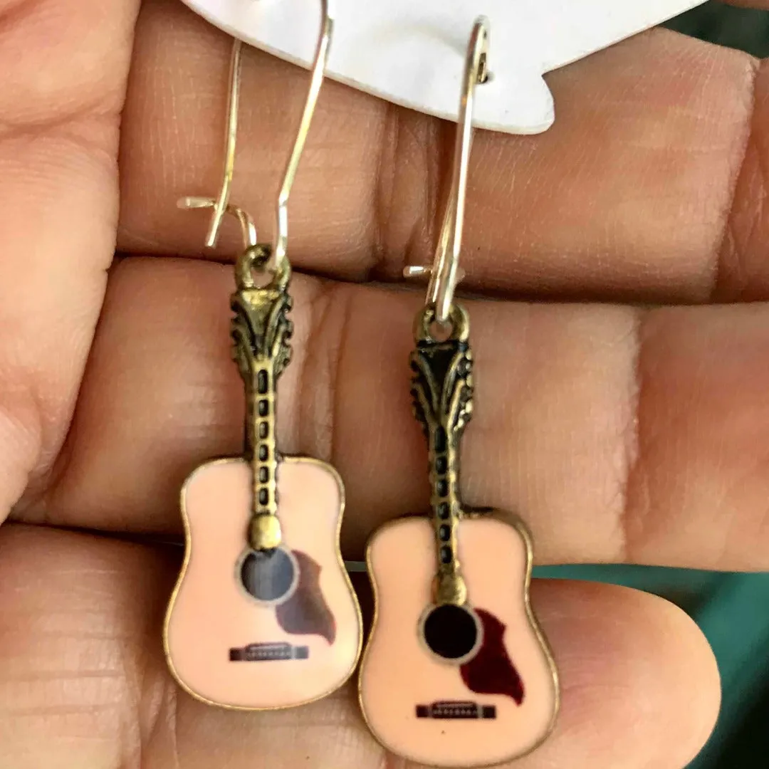 Guitar Earrings
