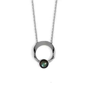 Halo Necklace in Silver