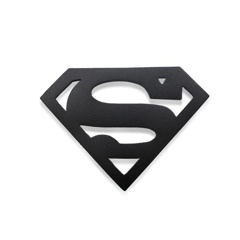 Handmade Leather Cute Super Man Coaster Personalized Monogrammed Gift Custom Women Wallet Leather Coasters