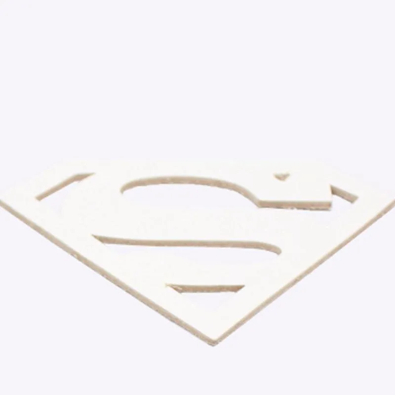 Handmade Leather Cute Super Man Coaster Personalized Monogrammed Gift Custom Women Wallet Leather Coasters