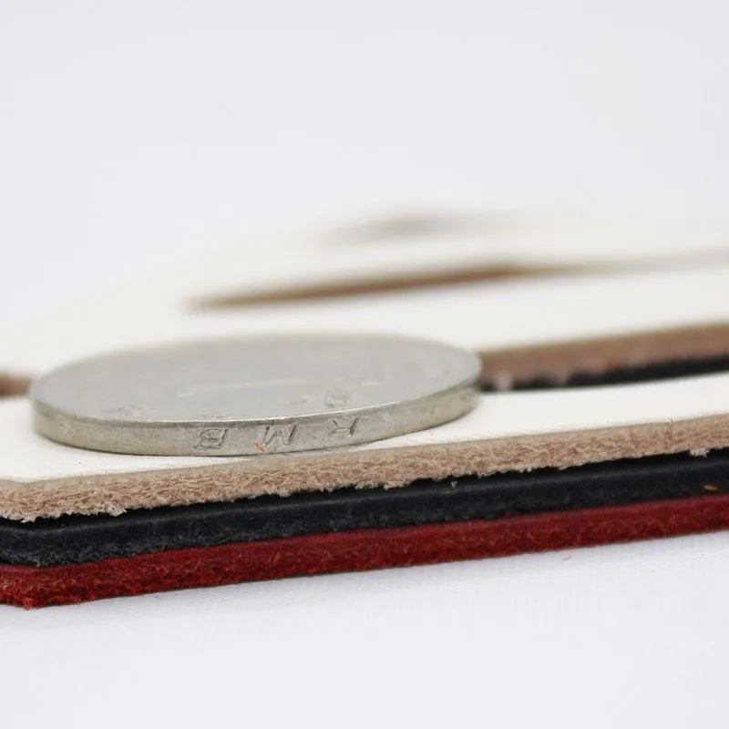 Handmade Leather Cute Super Man Coaster Personalized Monogrammed Gift Custom Women Wallet Leather Coasters
