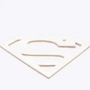 Handmade Leather Cute Super Man Coaster Personalized Monogrammed Gift Custom Women Wallet Leather Coasters