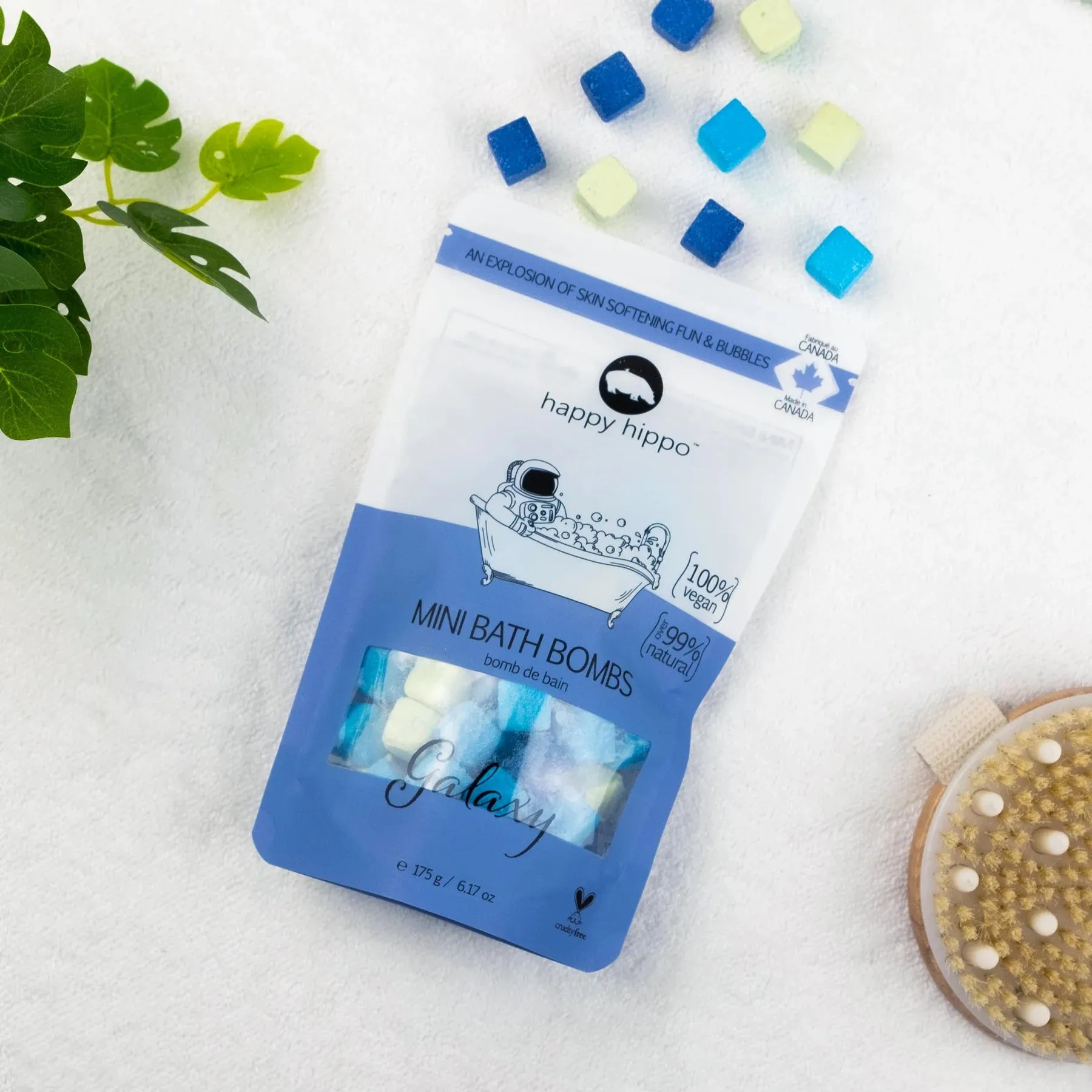 Happy Hippo Mini Bubble Bombs - Galaxy