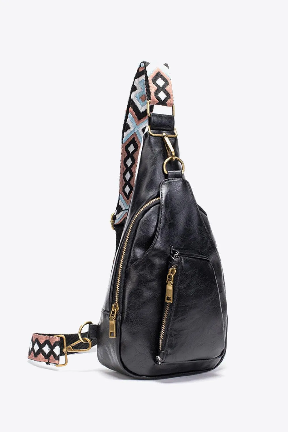 Hazel Blues® |  All The Feels PU Leather Sling Bag