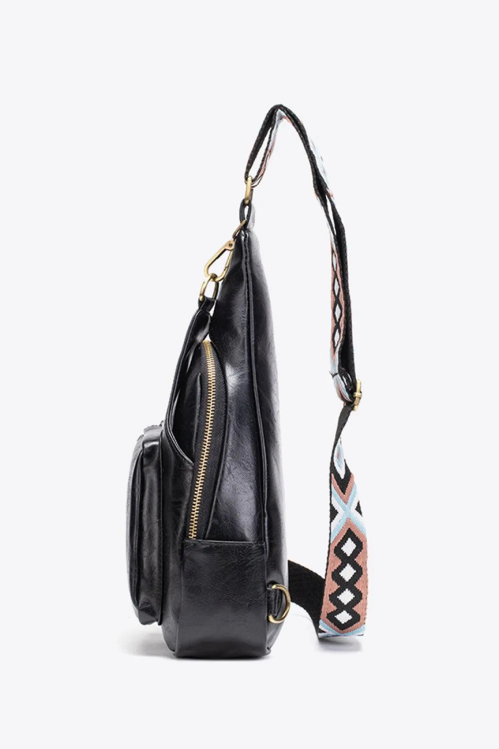 Hazel Blues® |  All The Feels PU Leather Sling Bag