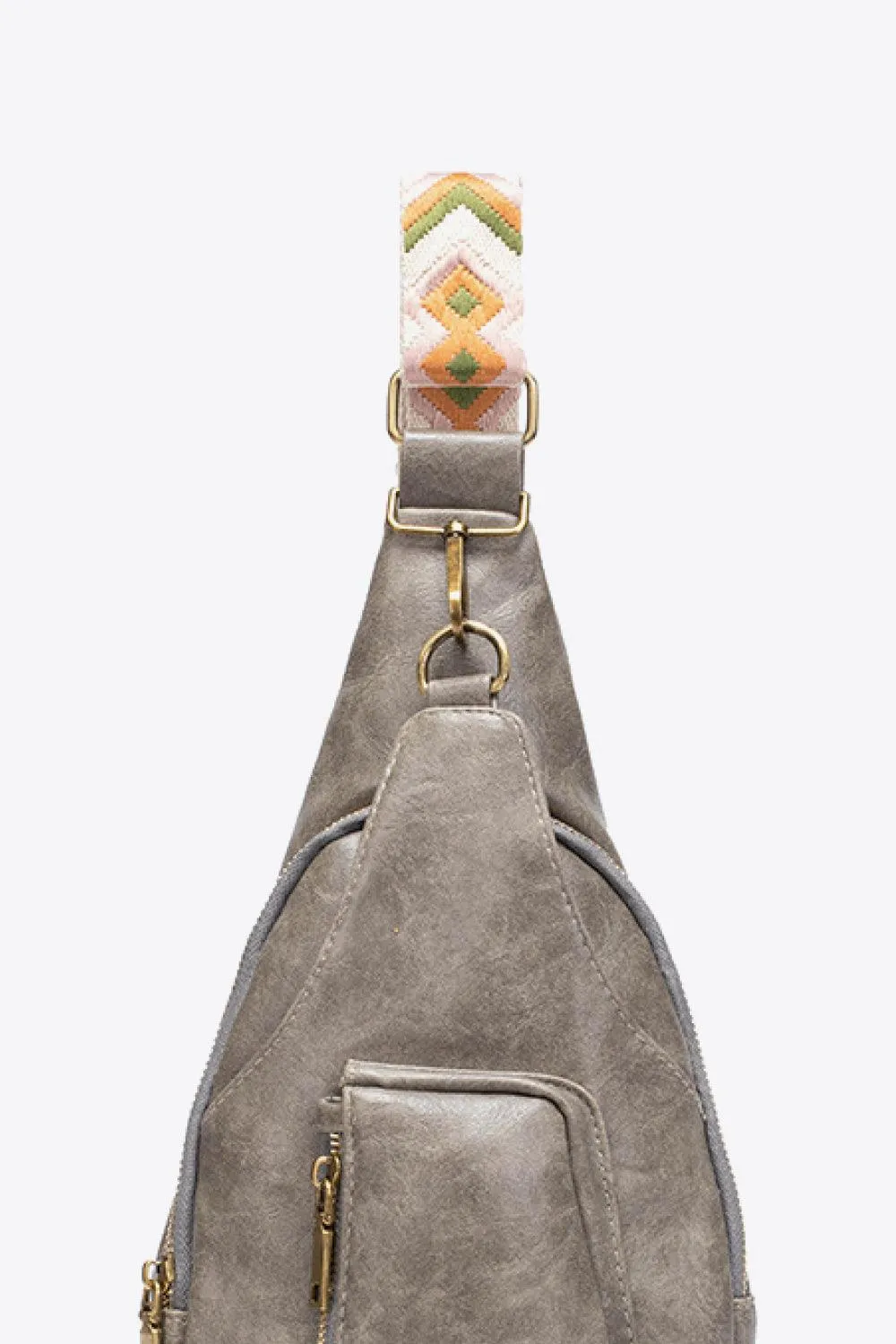 Hazel Blues® |  All The Feels PU Leather Sling Bag