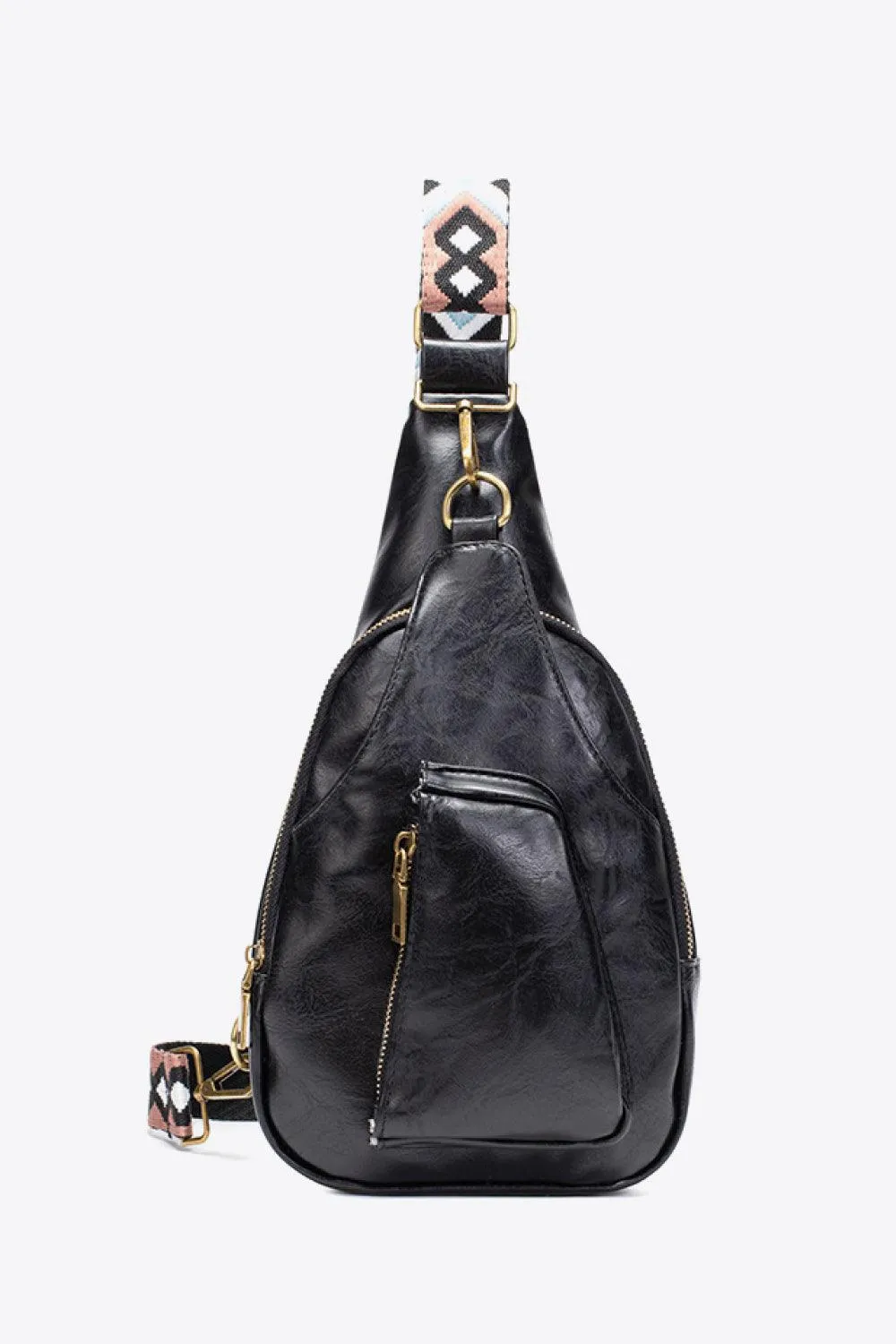 Hazel Blues® |  All The Feels PU Leather Sling Bag