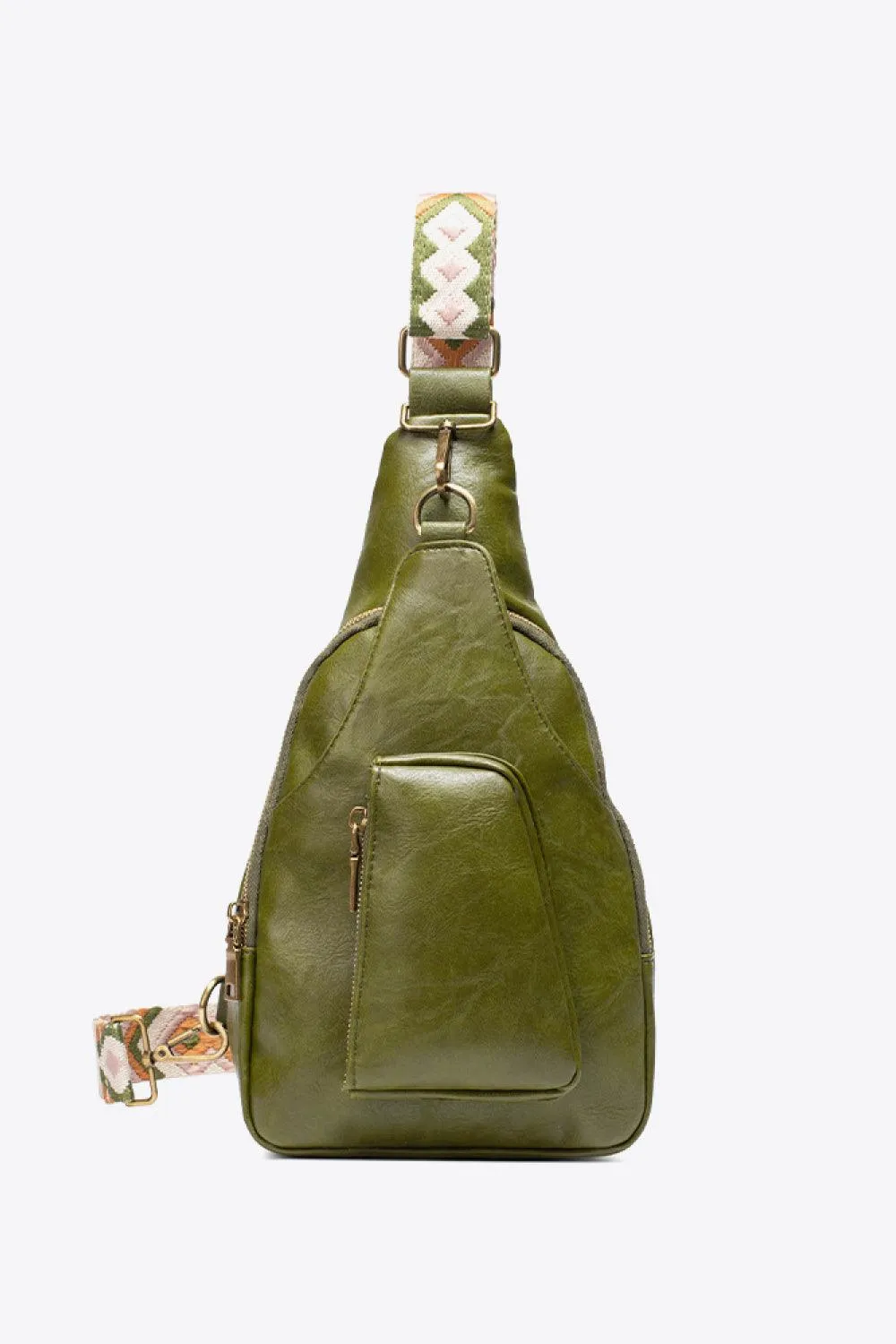 Hazel Blues® |  All The Feels PU Leather Sling Bag