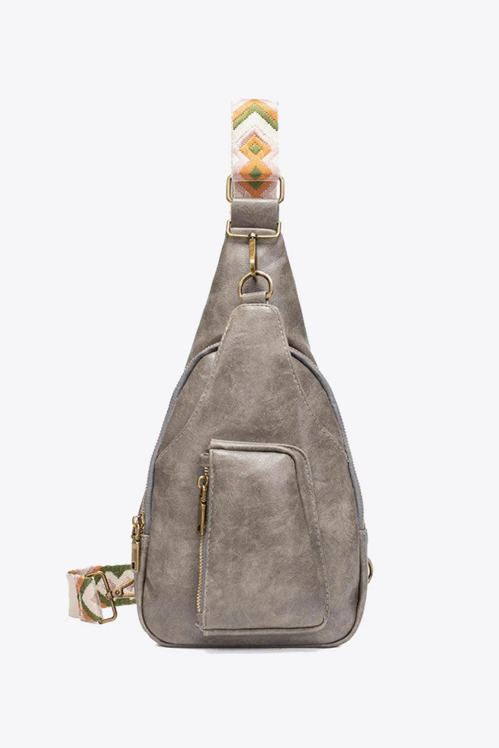 Hazel Blues® |  All The Feels PU Leather Sling Bag