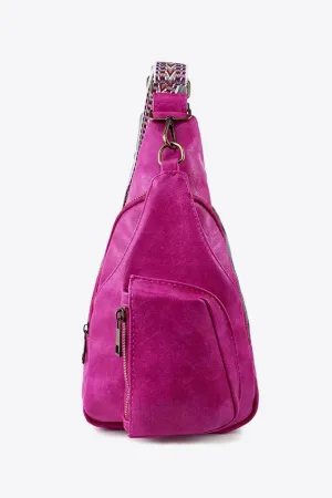 Hazel Blues® |  All The Feels PU Leather Sling Bag