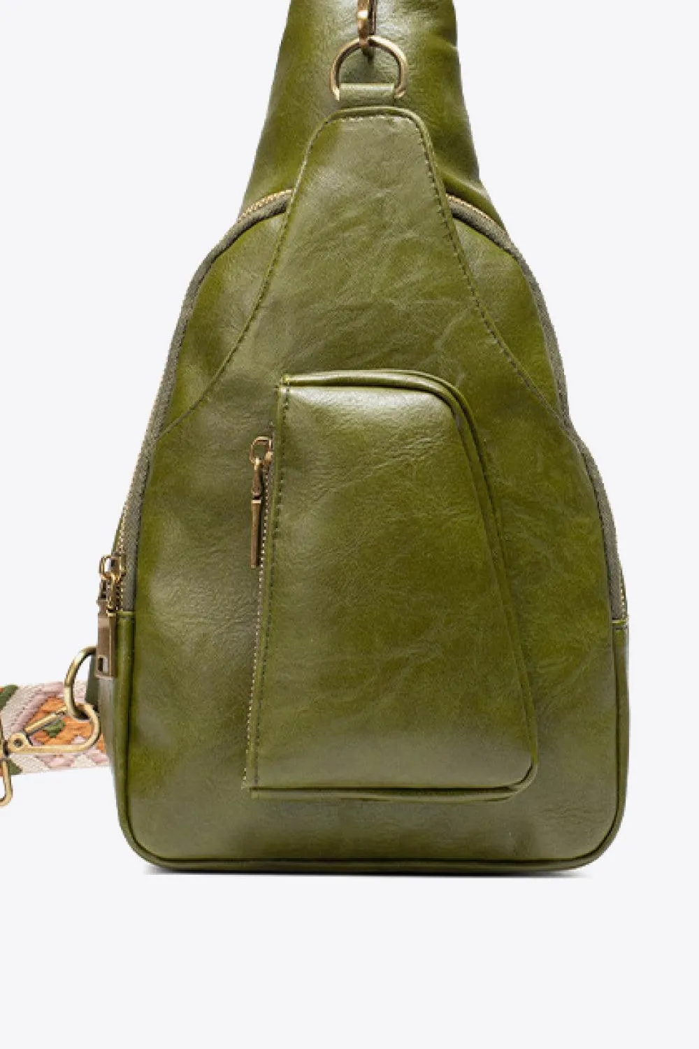 Hazel Blues® |  All The Feels PU Leather Sling Bag