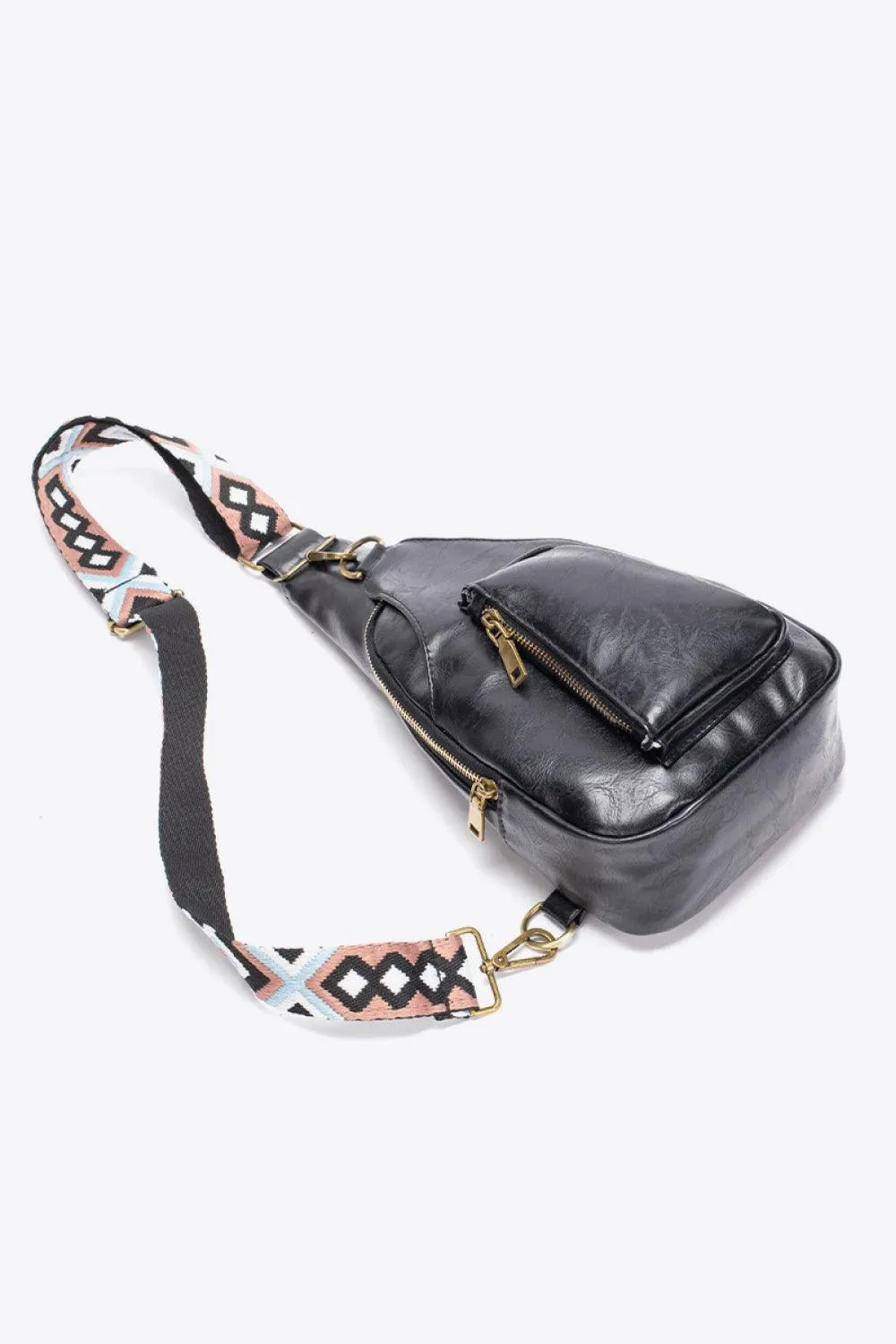 Hazel Blues® |  All The Feels PU Leather Sling Bag
