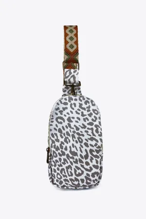 Hazel Blues® |  Printed PU Leather Sling Bag