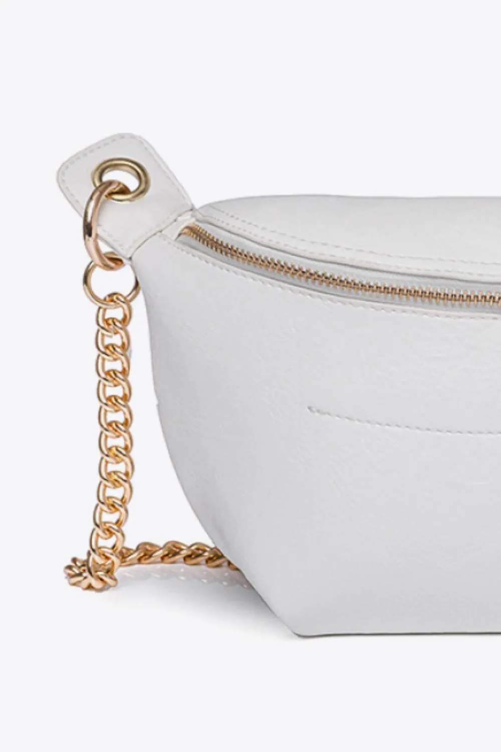Hazel Blues® |  PU Leather Chain Strap Crossbody Bag