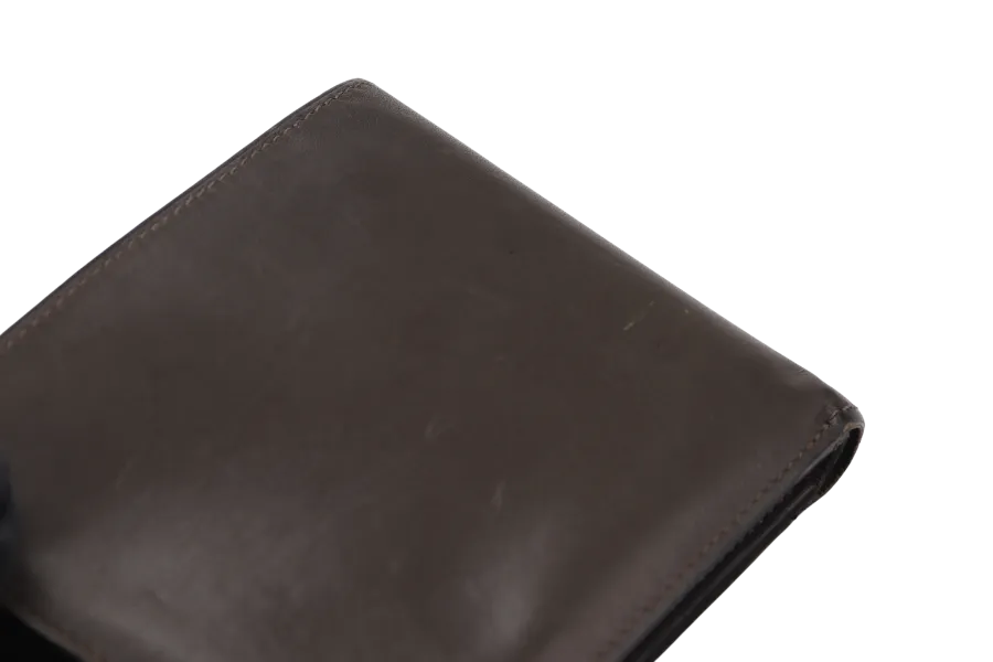 HERMES BIFOLD WALLET CALFSKIN (STAMP T) WITH BOX