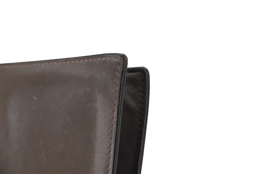 HERMES BIFOLD WALLET CALFSKIN (STAMP T) WITH BOX