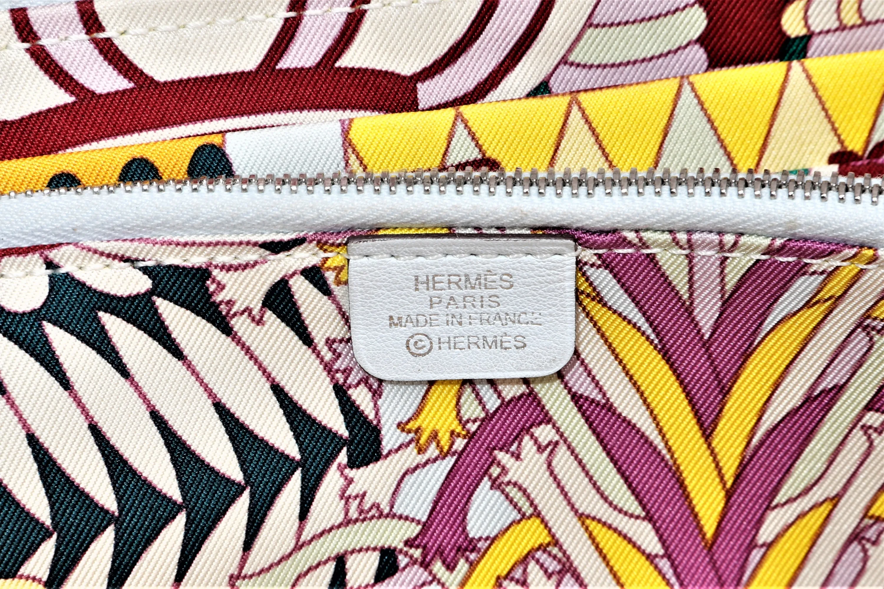 HERMES SILK IN CLASSICQUE LONG WALLET (STAMP Z) BLEU BRUME COLOR SWIFT LEATHER, PALLADIUM HARDWARE, WITH BOX