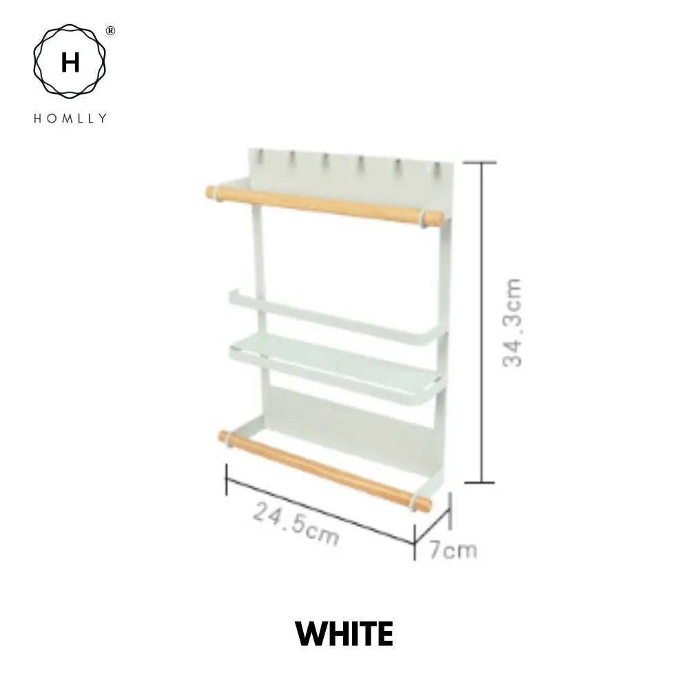 Homlly Refrigerator Magnetic Storage Rack
