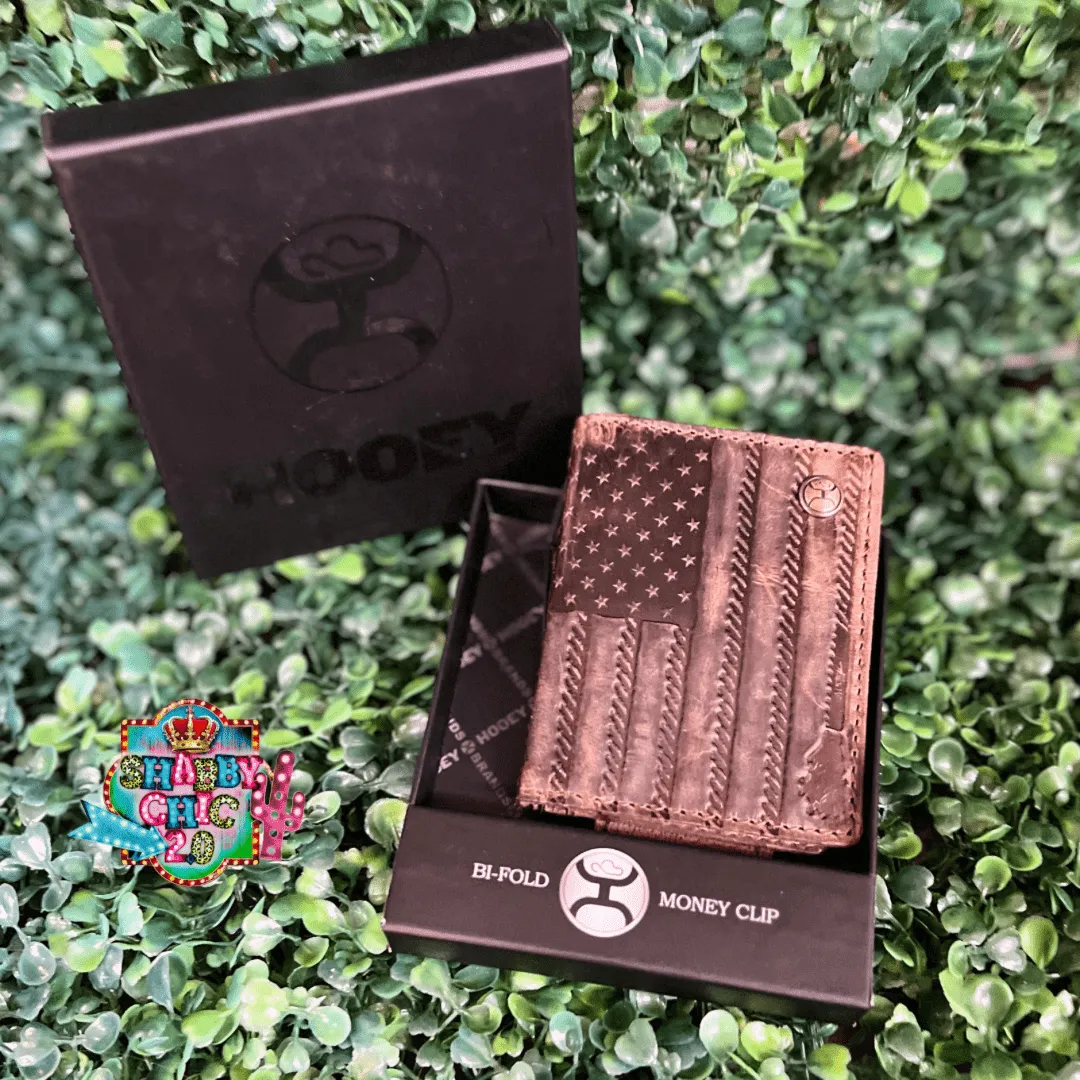 HOOEY  "LIBERTY ROPER" BIFOLD HOOEY MONEY CLIP