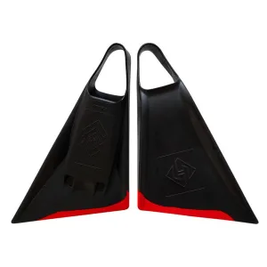 HUBBOARDS FINS - BOOSTIN HOUSTON  2.0 - BLACK RED