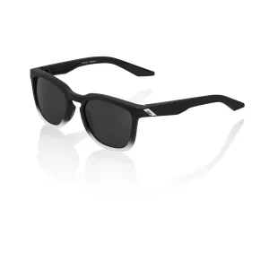 HUDSON - Soft Tact Black / White Fade - Black Mirror Lens