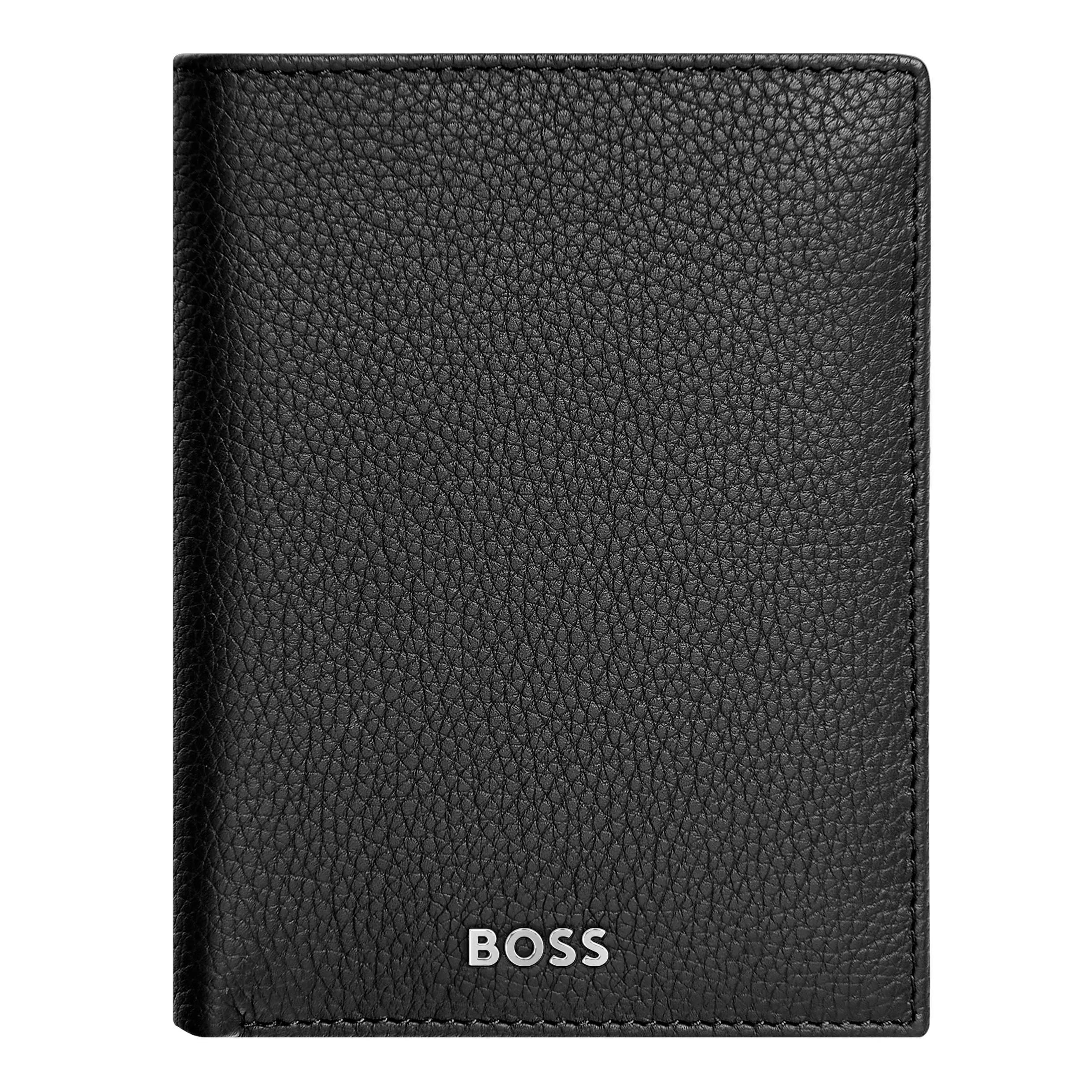 HUGO BOSS HLO416A - Money wallet Vertical flap Classic Grained Black