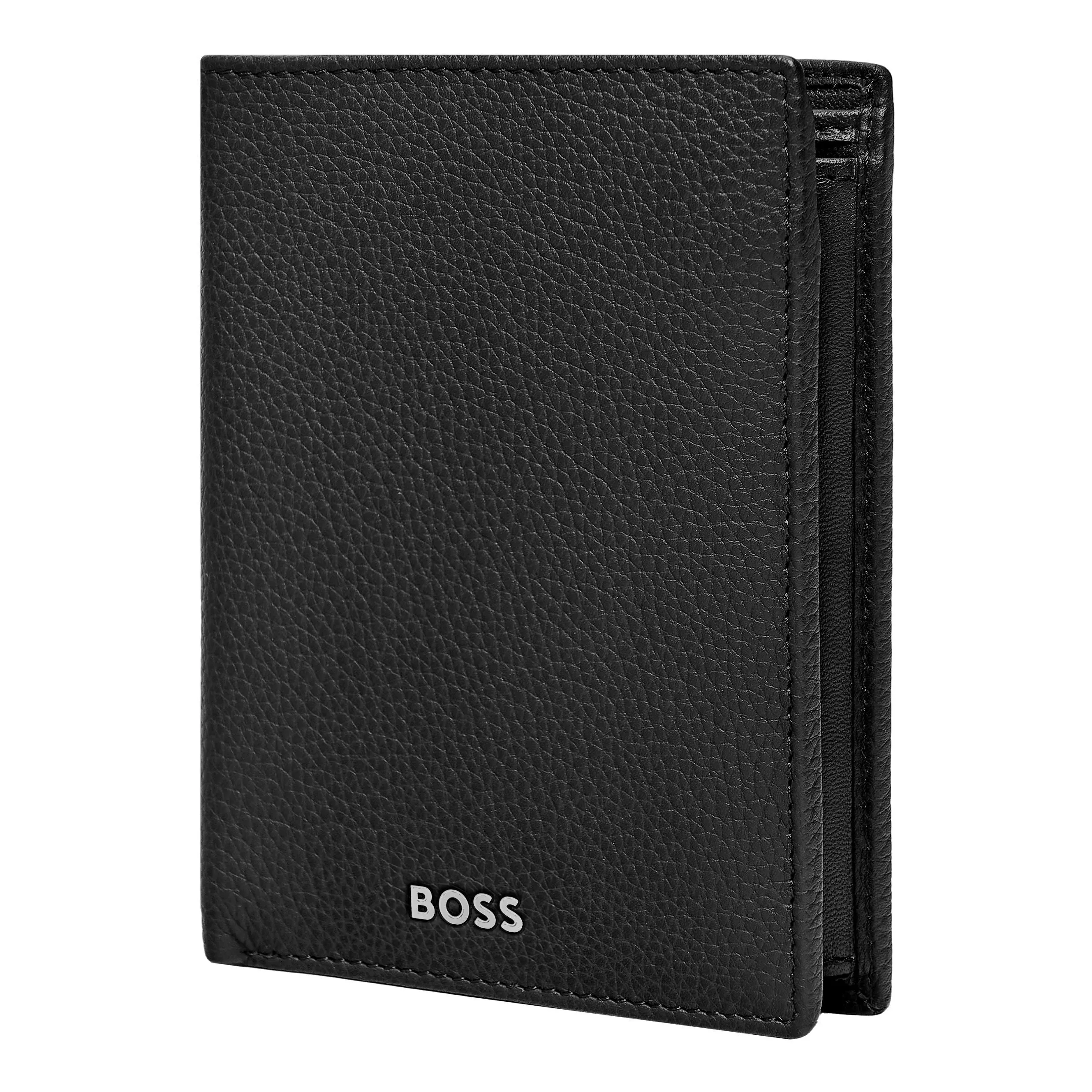 HUGO BOSS HLO416A - Money wallet Vertical flap Classic Grained Black