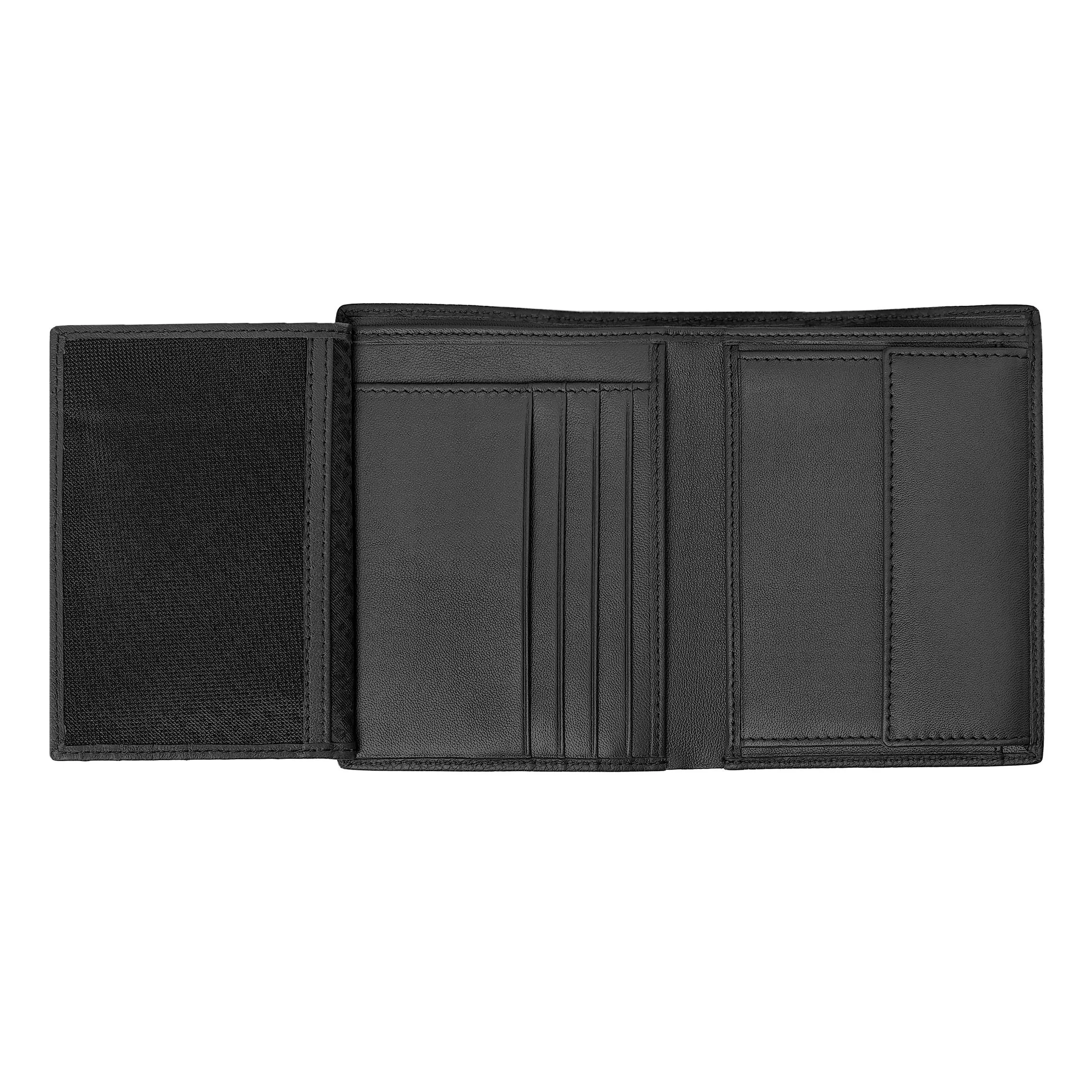 HUGO BOSS HLO416A - Money wallet Vertical flap Classic Grained Black