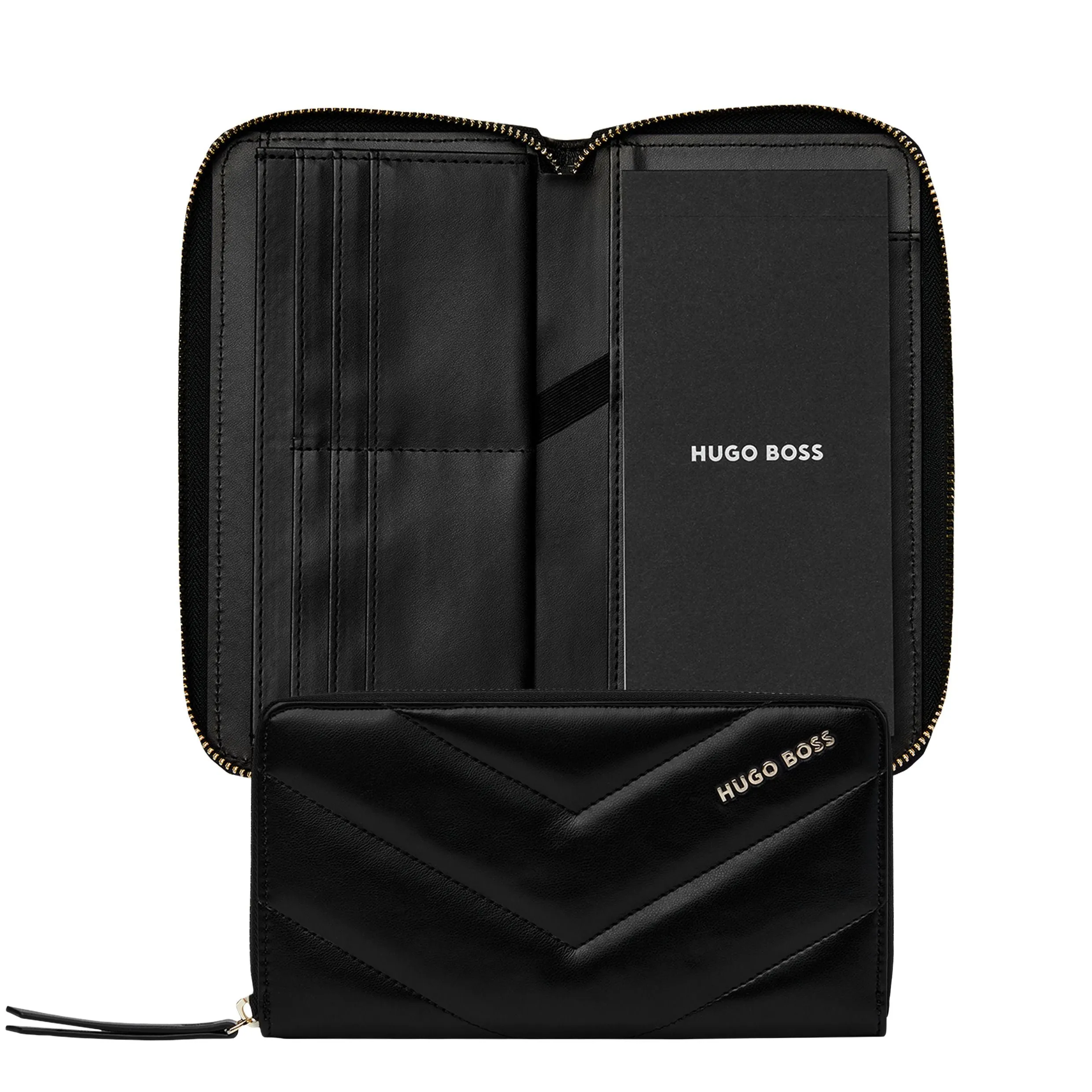 HUGO BOSS HPKO311A-Set Triga Black (organizer & key ring)
