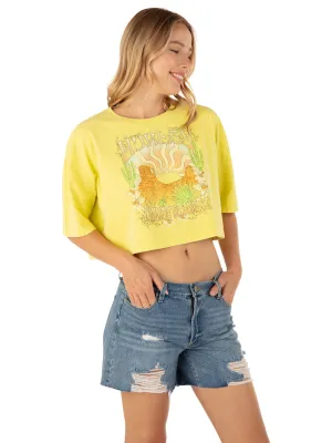 Hurley Sunrise to Sunset Boyfriend Crop Tee