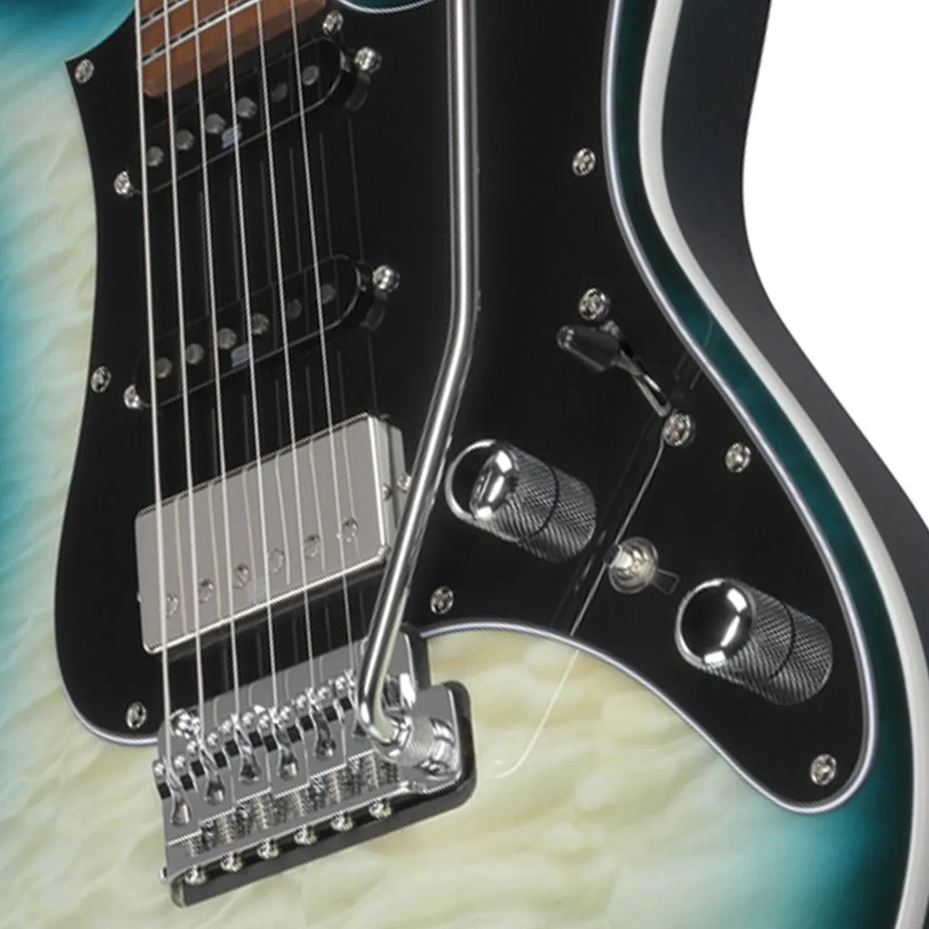 Ibanez AZ24P1QMDOB Electric Guitar Deep Ocean Blonde
