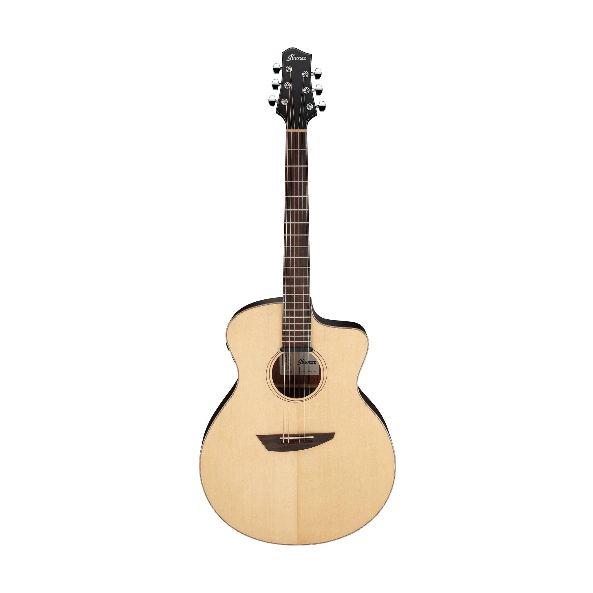 Ibanez PA300E-NSL Acoustic-Electric Guitar w/Natural Satin Top & Bag, Natural Low Gloss