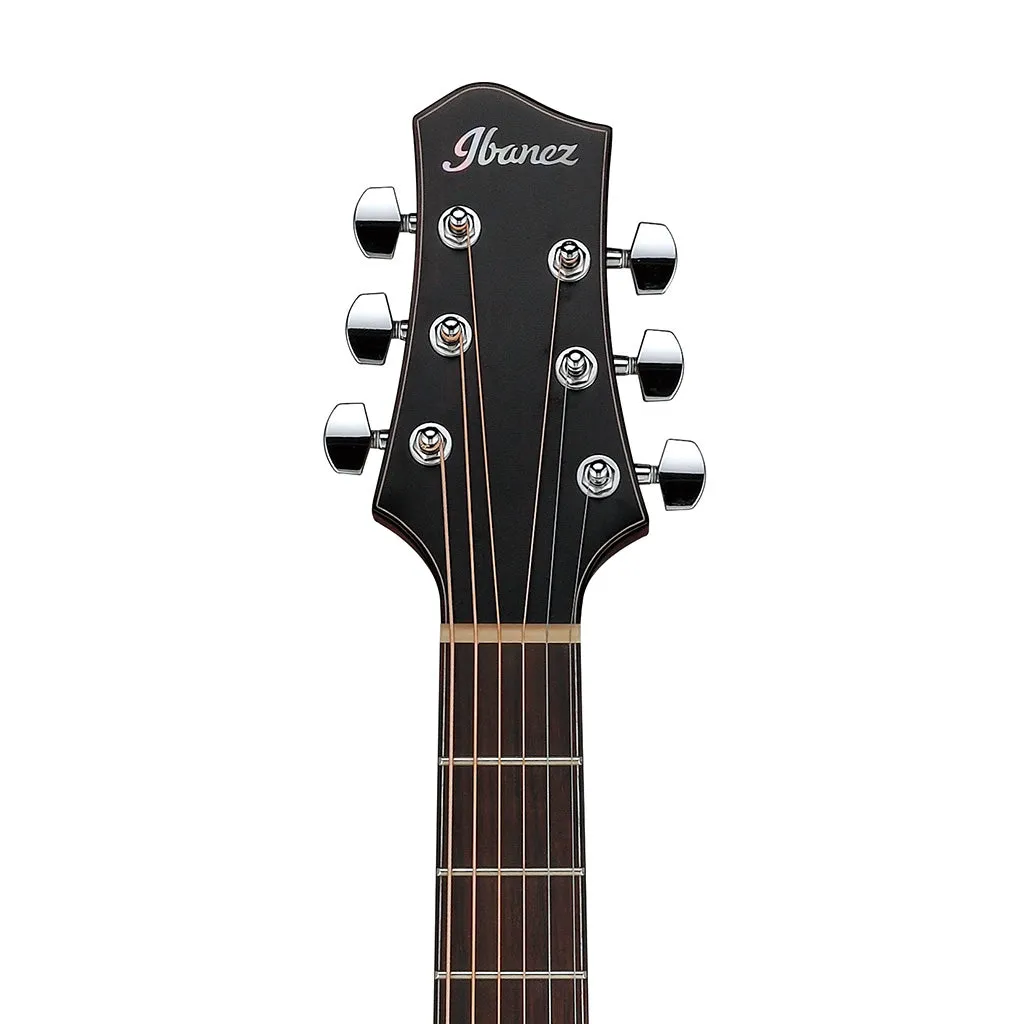 Ibanez PA300E-NSL Acoustic-Electric Guitar w/Natural Satin Top & Bag, Natural Low Gloss