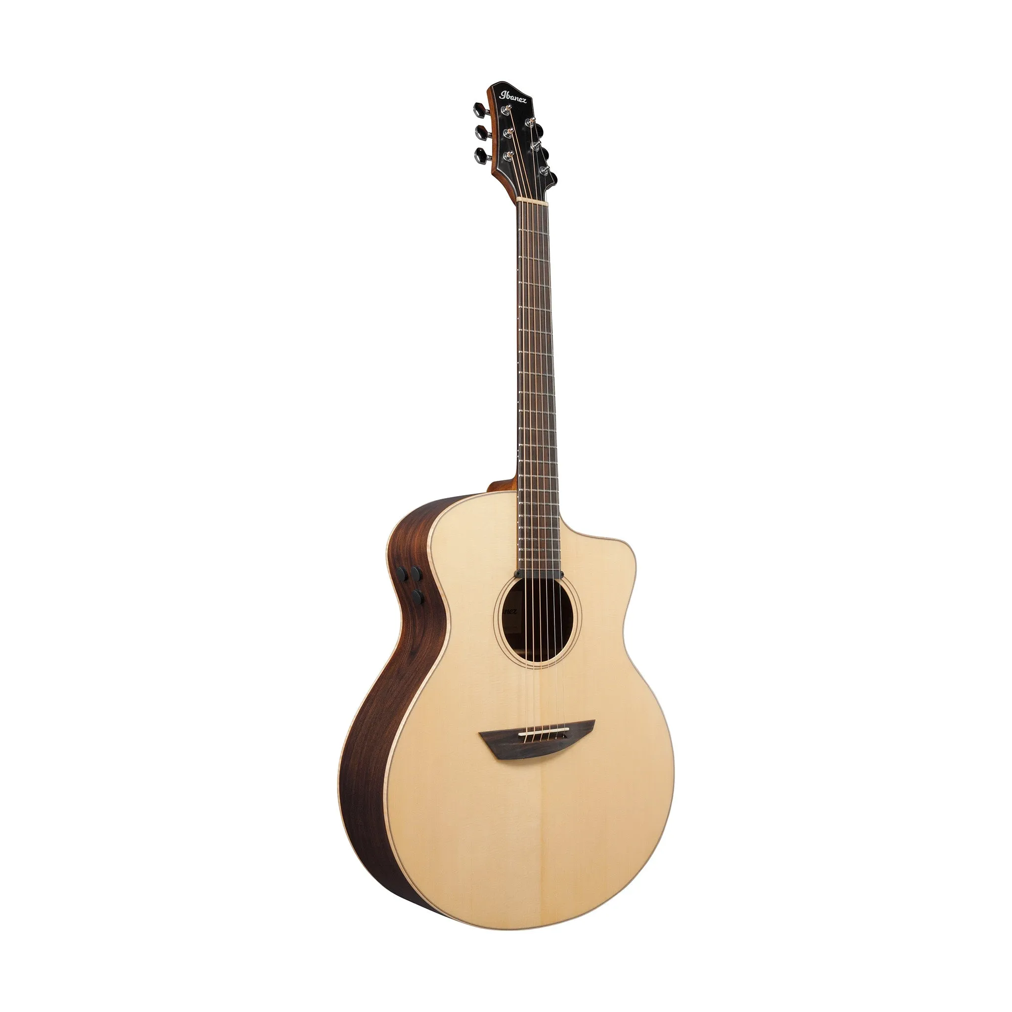 Ibanez PA300E-NSL Acoustic-Electric Guitar w/Natural Satin Top & Bag, Natural Low Gloss