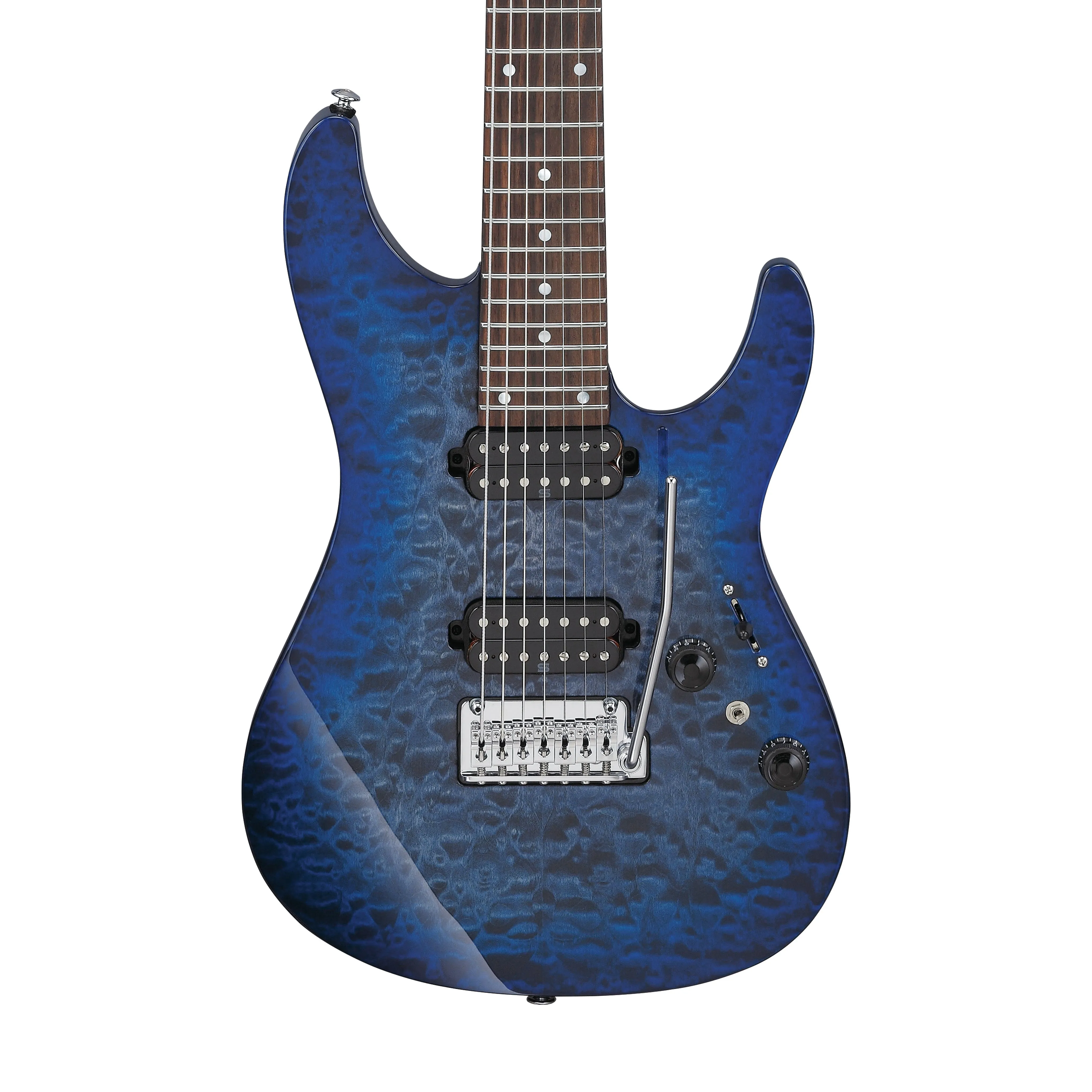 Ibanez Premium AZ427P2QM-TUB Electric Guitar w/Case, Twilight Blue Burst