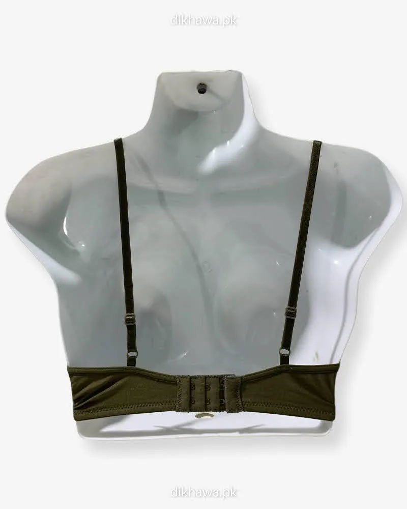 Imported Stocklot Branded  Net Pushup Bra - Underwired Bra  Non Padded Bra - Pack of 2