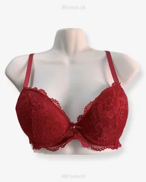 Imported Stocklot Branded  Net Pushup Bra - Underwired Bra  - Padded Bra - Pack of 2