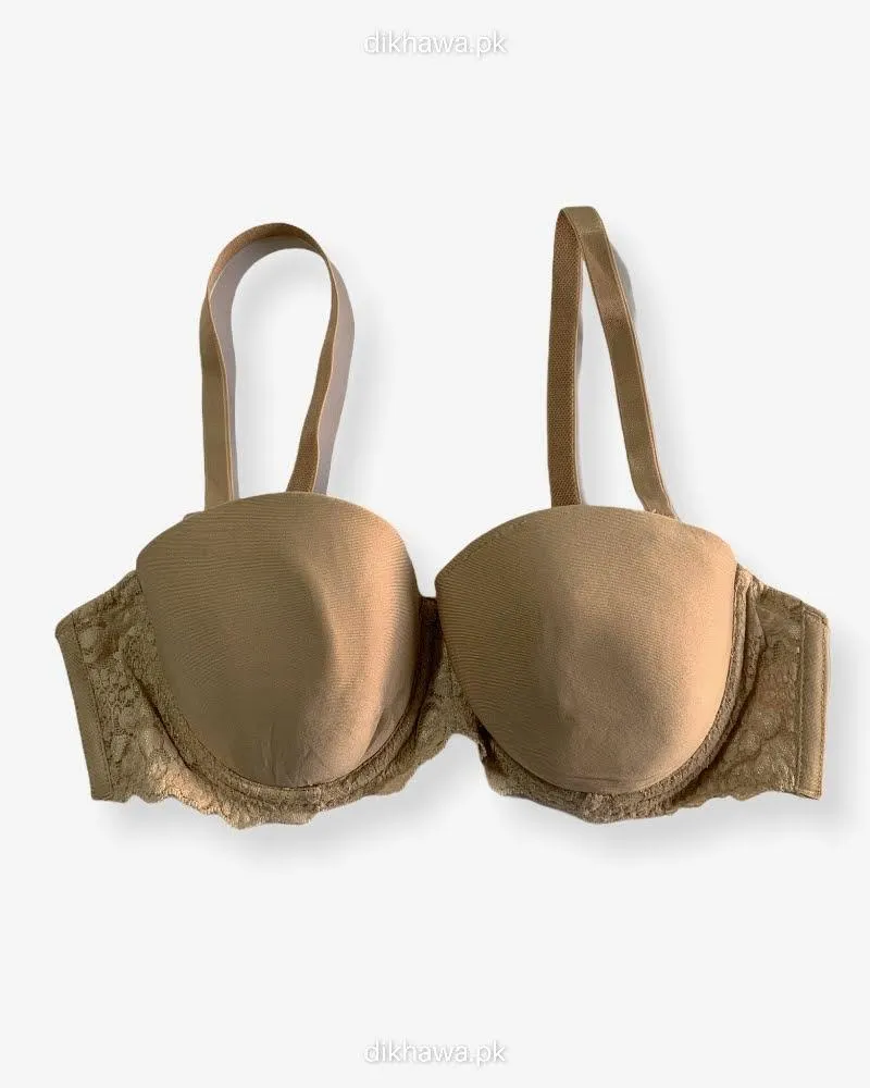 Imported Stocklot Branded  Net Pushup Bra - Underwired Bra  -Padded Bra - Pack of 2