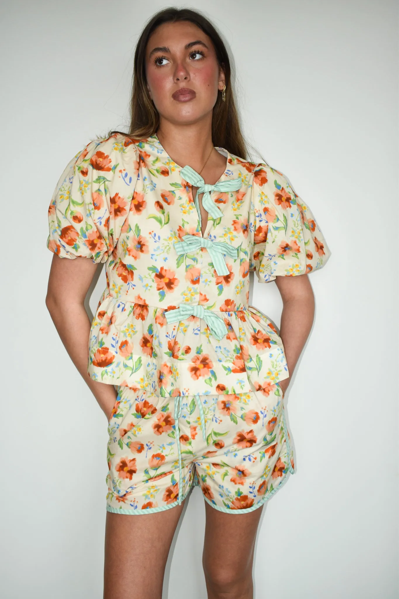 In Bloom Babydoll Blouse
