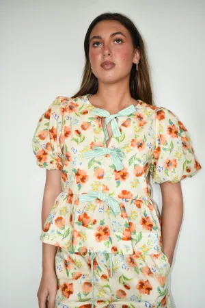 In Bloom Babydoll Blouse