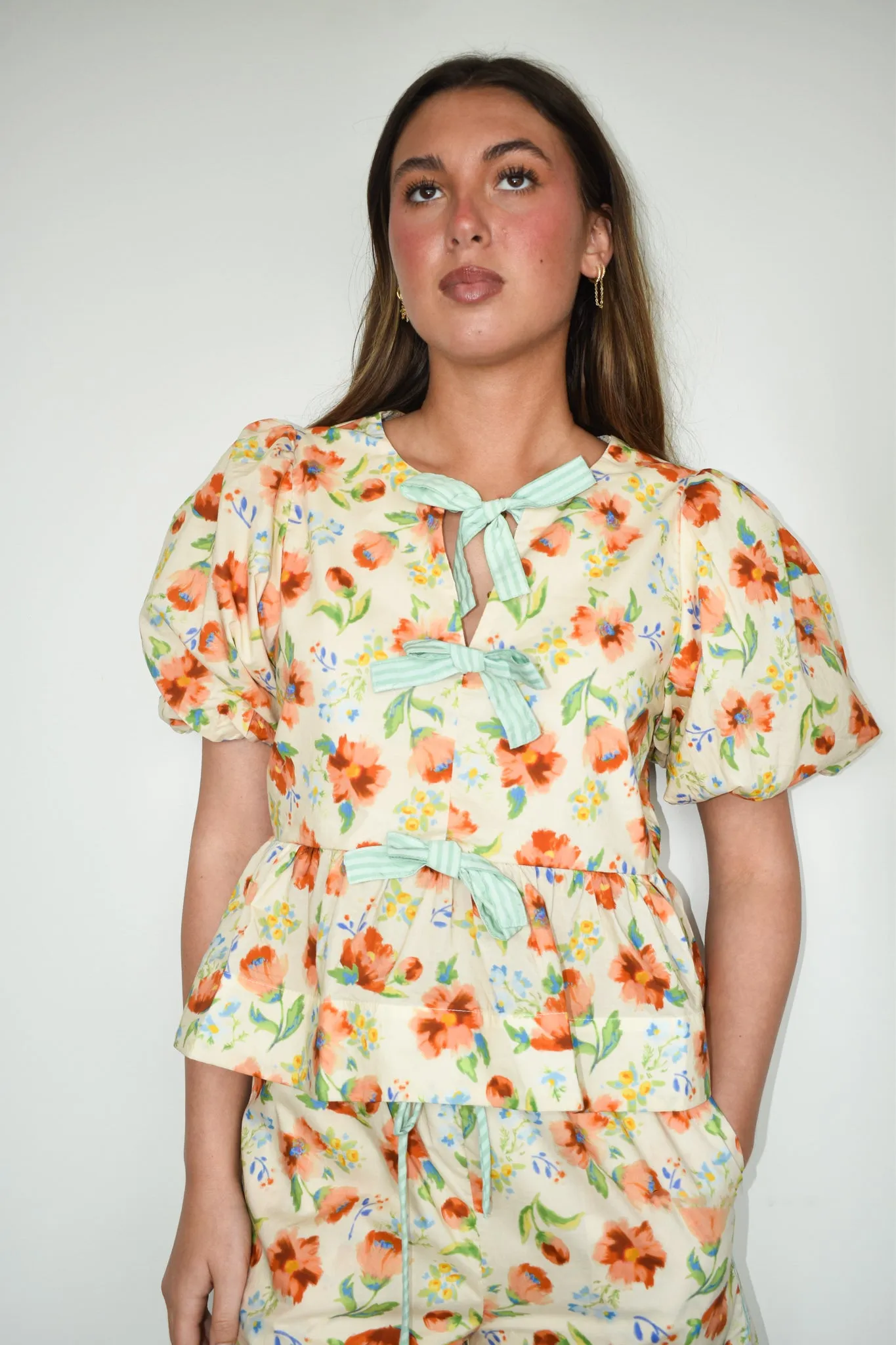 In Bloom Babydoll Blouse