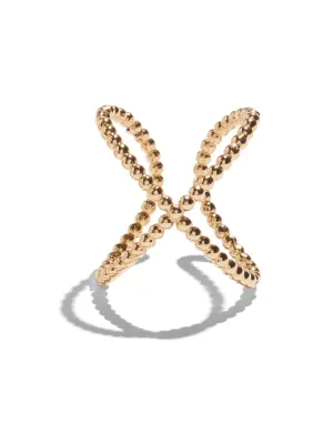 Intersect Ring in Gold Vermeil