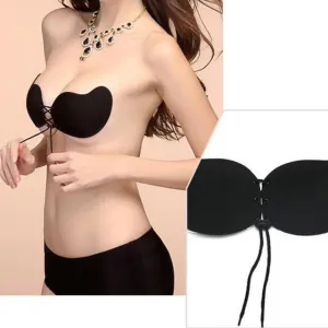 Invisible Bra Super Push Up Seamless Self-Adhesive Sticky Wedding Party Front Strapless Fly Bra