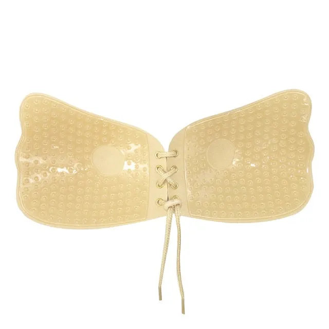 Invisible Bra Super Push Up Seamless Self-Adhesive Sticky Wedding Party Front Strapless Fly Bra