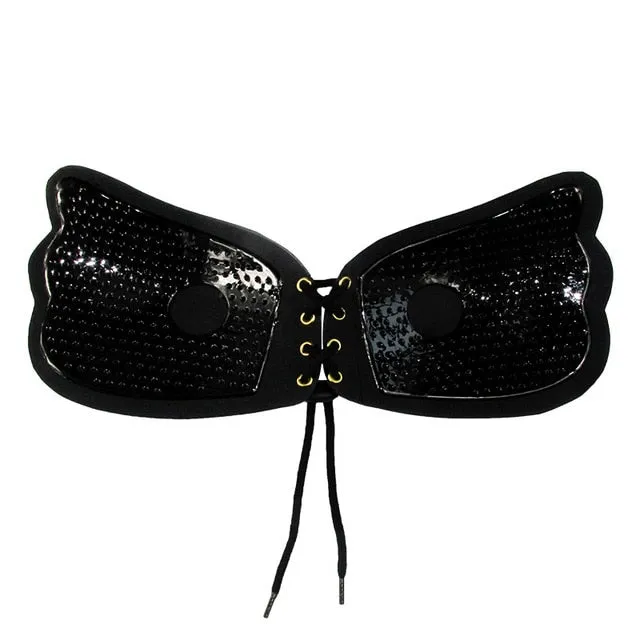 Invisible Bra Super Push Up Seamless Self-Adhesive Sticky Wedding Party Front Strapless Fly Bra