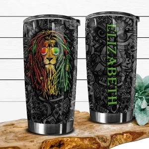 Jamaica Symbols Personalized 20z Stainless Steel Cup
