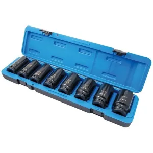 Jet 610402 8 PC 3/4" DR Deep SAE 6 Point Impact Socket Set