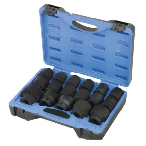 Jet 610407 3/4" DR 17 Piece Metric Impact Socket Set